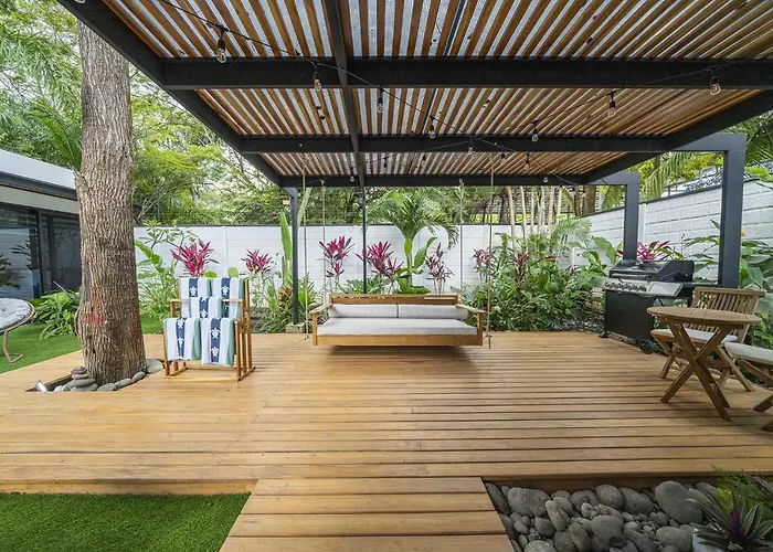 Casa Guitarra - Playa Potrero, Modern House, Pool In Guitar Shape, One Floor *